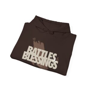 "Battles and Blessings Hoodie – Bold Christian Hoodie | Streetwear for Faith Warriors"
