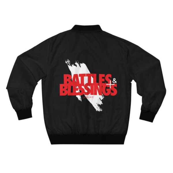 "Battles and Blessings Windbreaker Jacket – Resilient Faithwear | Inspirational Streetwear for Men & Women"