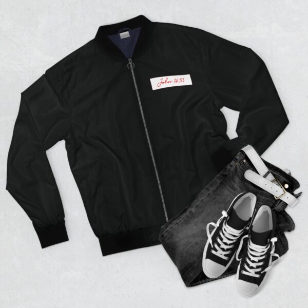 "Battles and Blessings Windbreaker Jacket – Resilient Faithwear | Inspirational Streetwear for Men & Women" - Image 4